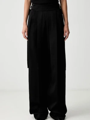 Sportmax Stagno spodnie z wiskozy damskie