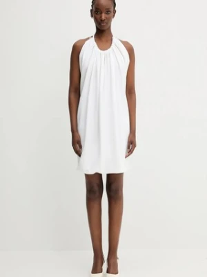 Sportmax sukienka Arizona1234 kolor biały mini prosta 2512621133600