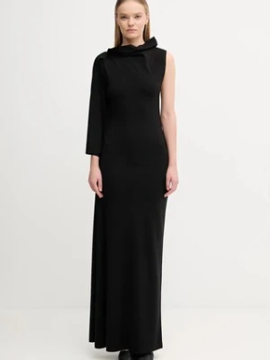 Sportmax sukienka NICCHIA kolor czarny maxi oversize 2522626021600