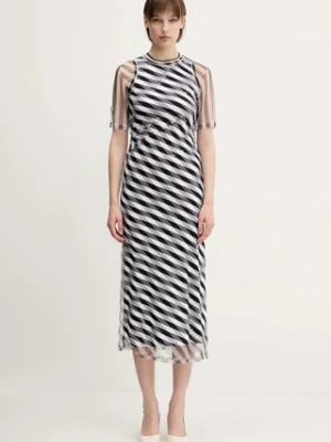 Sportmax sukienka Pausa kolor czarny maxi prosta 2512631032600