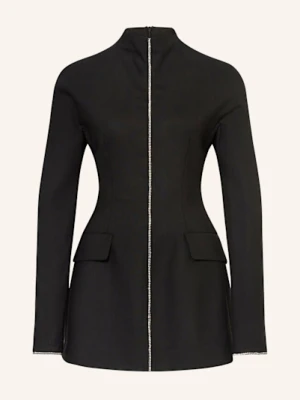 Sportmax Sukienka tefrite01 Z Ozdobnymi Kamykami schwarz