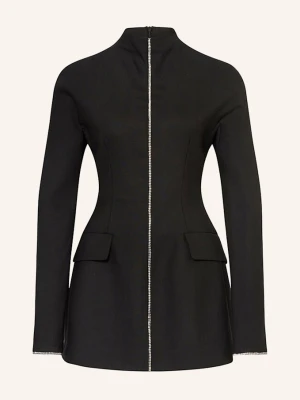 Sportmax Sukienka tefrite01 Z Ozdobnymi Kamykami schwarz CZARNY