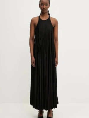 Sportmax sukienka Verdier kolor czarny maxi rozkloszowana 2512621042600