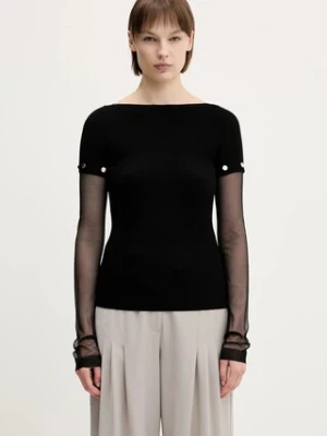 Sportmax sweter Alcide damski kolor czarny lekki 2512361111600