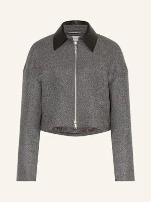 Sportmax Żakiet Pudełkowy Vacuo grau