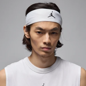 Sportowa opaska na głowę Dri-FIT Performance Jordan - Biel