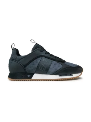 Sportowe Czarne Sneakersy Emporio Armani EA7