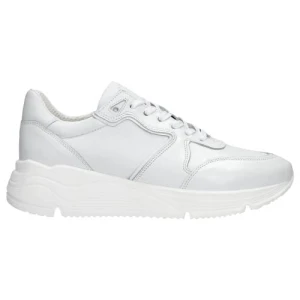 Białe sportowe półbuty męskie ze skóry naturalnej 46042-59 Wojas