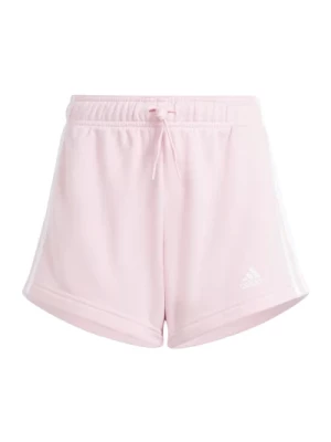 Sportowe Różowe Szorty Essentials 3-Stripes Adidas