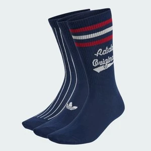 SPORTOWE SKARPETY DO ŁYDKI RETRO, 2 PARY Adidas