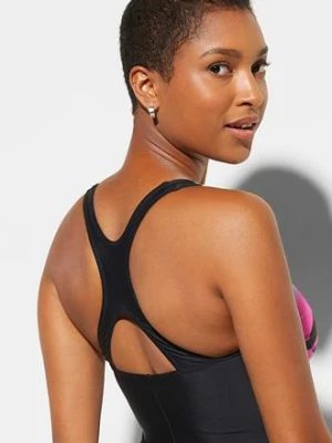 Sportowy kostium kąpielowy z szybkoschnącego materiału bonprix