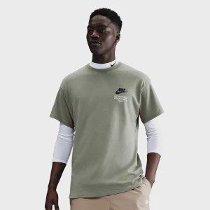 Nike Sportswear Athletic Short Sleeve Tee mężczyźni T-Shirty i Polo zielony rozmiar Odzież