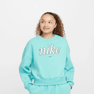 Sportswear Club Fleece Boxy Crew, markiNike, T-Shirty i Topy, w kolorze turkusowy, rozmiar: