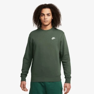 Nike Sportswear Club Fleece Crew mężczyźni Bluzy zielony rozmiar Odzież