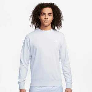 Nike Sportswear Club French Terry Crew mężczyźni Bluzy niebieski rozmiar Odzież