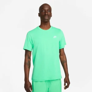 Nike Sportswear Club T-Shirt mężczyźni T-Shirty i Polo zielony rozmiar Odzież