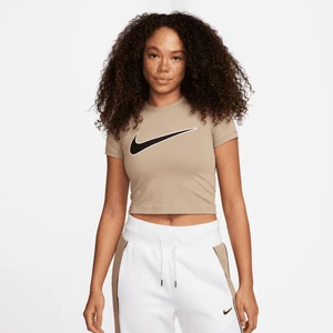 Sportswear Cropped T-Shirt, marki NIKEApparel, w kolorze Beż, rozmiar