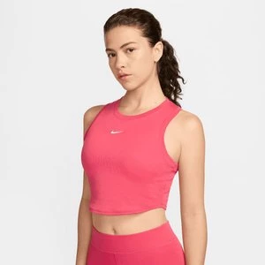 Sportswear Essential Rib Crop Tanktop, markiNike, Topy, w kolorze różowy, rozmiar: