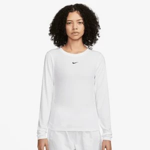 Sportswear Essential Rib Longsleeve Mod Crop Top, markiNike, Długie rękawy, w kolorze biały, rozmiar: