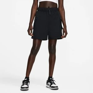 Sportswear Essential Women's Woven High-Rise Shorts, markiNike, Szorty sportowe, w kolorze czarny, rozmiar: