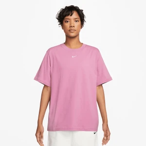 Nike Sportswear Essentials Low Brand Read T-Shirt kobiety T-Shirty i Polo różowy rozmiar Odzież
