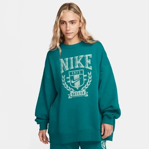 Sportswear Fleece Oversize Crew Varsity, marki NIKEApparel, w kolorze Turkusowy, rozmiar