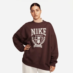 Sportswear Oversized Fleece Crew-Neck Sweatshirt, markiNike, Bluzy, w kolorze czerwony, rozmiar: