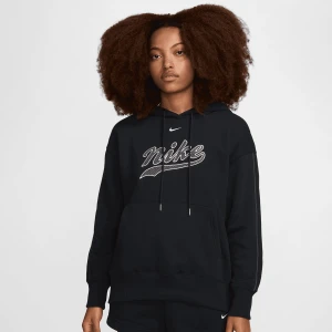 Nike Sportswear Phoenix Fleece Hoodie kobiety Bluzy czarny rozmiar Odzież