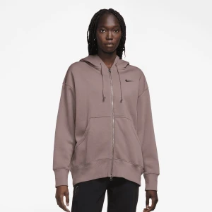 Zdjęcie produktu Nike Sportswear Phoenix Fleece Oversized Full-Zip Hoodie kobiety Bluzy brązowy rozmiar Odzież