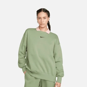Nike Sportswear Phoenix Fleece Women's Oversized Crewneck Sweatshirt kobiety Bluzy czerwony rozmiar Odzież