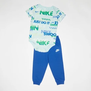 Nike Sportswear Playful Exploration All Over Print Bodysuit Pant Set uniseks Rampersy i zestawy dla niemowląt niebieski rozmiar Odzież