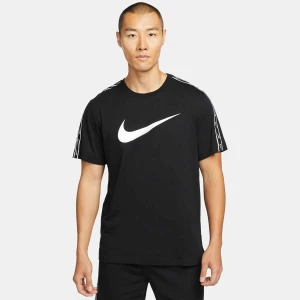 Nike Sportswear Repeat Tee mężczyźni T-Shirty i Polo czarny rozmiar Odzież