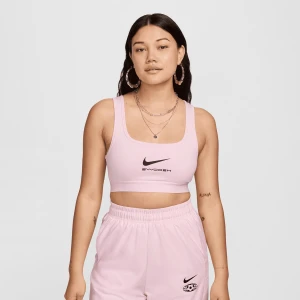 Nike Sportswear SQ Crop Trend kobiety Topy różowy rozmiar Odzież