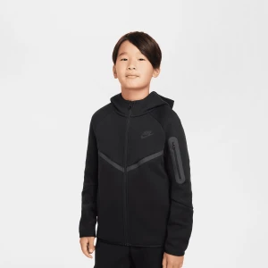 Nike Sportswear Tech Fleece Full-Zip Hoodie uniseks T-Shirty i Topy czarny rozmiar Odzież