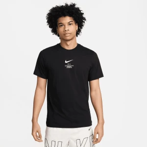 Nike Sportswear Tee Big Swoosh mężczyźni T-Shirty i Polo czarny rozmiar Odzież