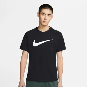 Nike Sportswear Tee Icon Swoosh mężczyźni T-Shirty i Polo czarny rozmiar Odzież