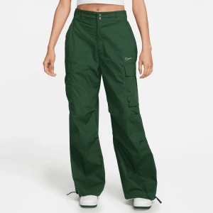 Sportswear Woven Loose Pants High-Waisted Swoosh, markiNike, Spodnie dresowe, w kolorze zielony, rozmiar: