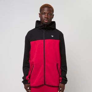 Sporttech Zip Hoodie red/black, marki CapacitéApparel, w kolorze Czerwony, rozmiar