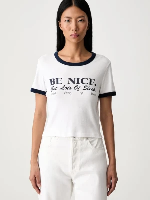 Sporty & Rich Be Nice T-shirt bawełniany damski