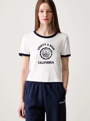 Sporty & Rich California T-shirt bawełniany damski