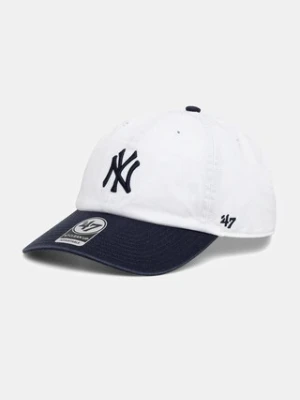 Sporty & Rich czapka z daszkiem Yankees Serif kolor biały AC060623631WH50