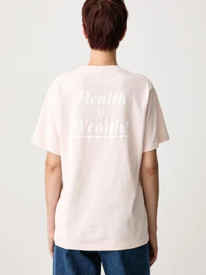 Sporty & Rich Health Is Wealth T-shirt bawełniany damski