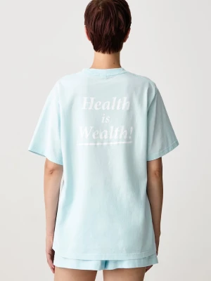 Sporty & Rich Health Is Wealth T-shirt bawełniany damski