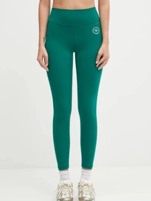 Sporty & Rich legginsy sportowe Srhwc damskie kolor zielony gładkie PA002621305GR03
