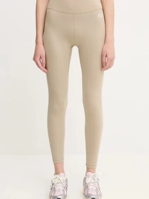 Sporty & Rich legginsy Sr Runner damskie kolor beżowy gładkie PA002622139GY15