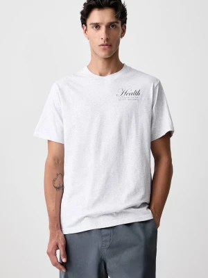 Sporty & Rich NY Health T-shirt bawełniany męski