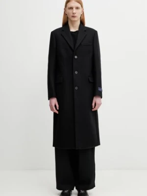 Sporty & Rich płaszcz z dodatkiem wełny Signature Logo Wool