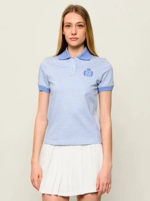 Sporty&Rich Polo NY Crest Prep | Slim Fit Sporty & Rich niebieski