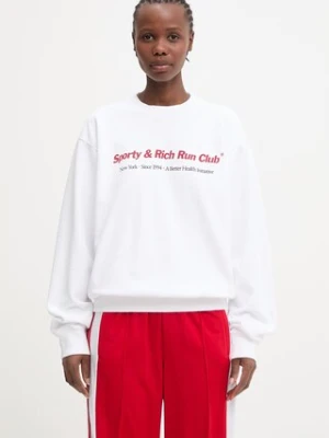 Sporty & Rich Run Club bluza oversize bawełniana damska