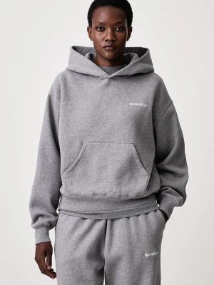 Sporty & Rich Serif Logo bluza z kapturem bawełniana damska